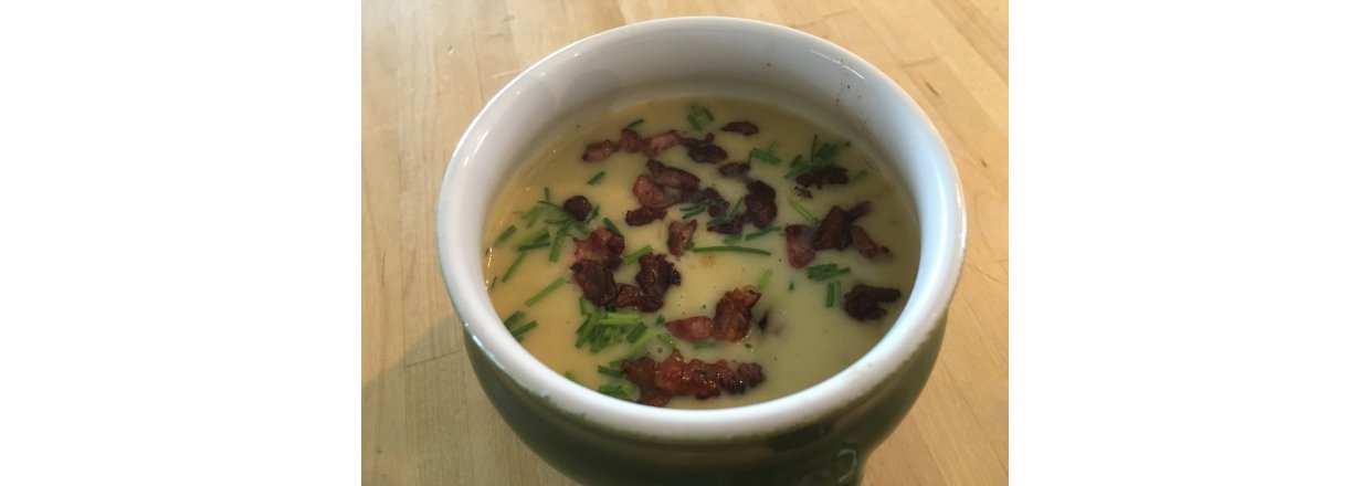 Porre-kartoffelsuppe