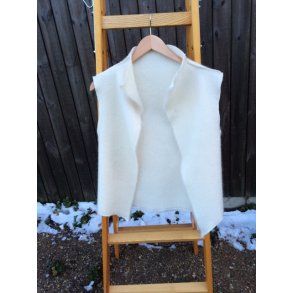 R�hvid Mohair vest