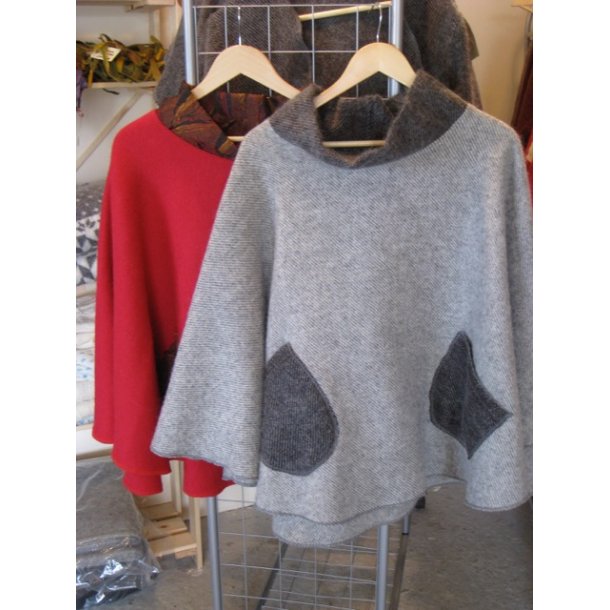 Poncho i mohair
