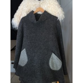 Poncho i mohair